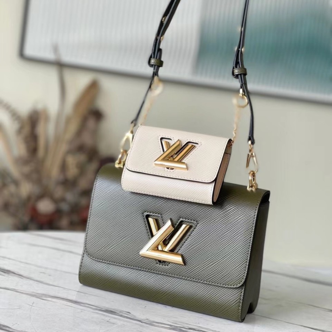 Louis Vuitton LV Twist Replica Cowhide Leather Handbags Woman’s 24cm